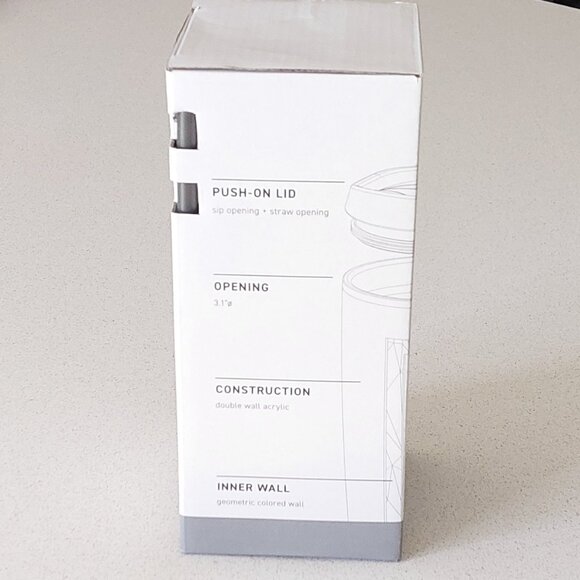 Chick Fil A 16oz Acrylic Tumbler with Straw New in Box - Picture 12 of 13